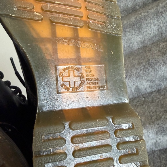 Dr. Martens Black Leather Lace-Up Boots - Picture 6 of 6